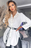 'Life is Beautiful' Belted Shirt