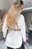 'Life is Beautiful' Belted Shirt